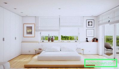 bedroom-endearing-modern-white-bedroom-decoration-using-floating-modern-oak-wood-sliding-bed-table-including-oak-wood-vinyl-tile-bedroom-flooring-and-large-sliding-glass-door-into-wall-in-bedroom-ende