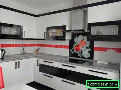 Black and white kitchen design: design rules, practical tips, photo examples