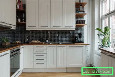Kitchen design 12 sq. m. m and 6 variants of planning