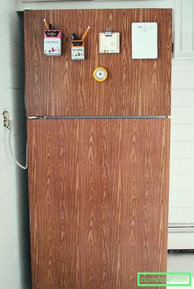 Refrigerator, pasted with vinyl