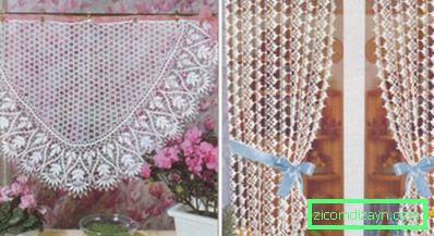 Ideas of knitted curtains - loin knitting